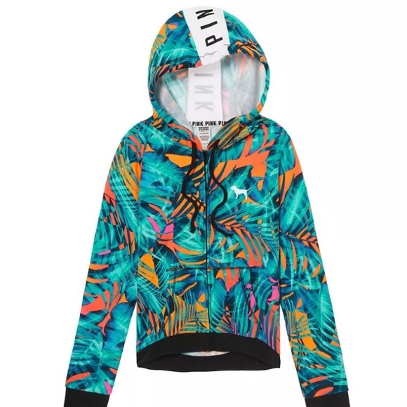 PINK Victoria's Secret Tops - VS PINK PERFECT FULL ZIP HOODIE / XS
